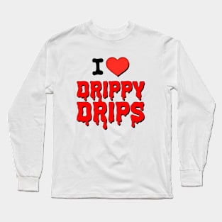 I Heart Drippy Dripps Long Sleeve T-Shirt